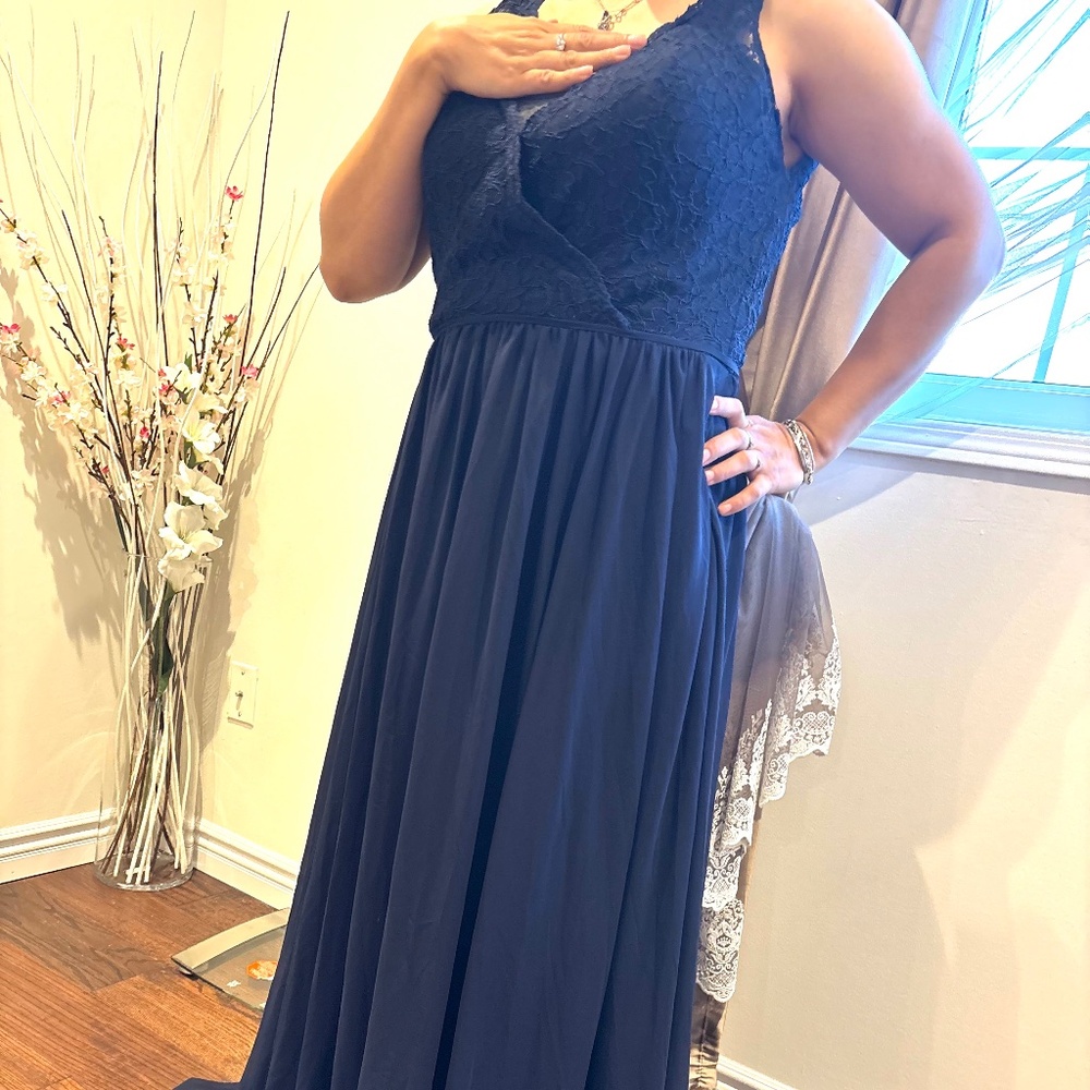 New Party Dress NWT dark blue